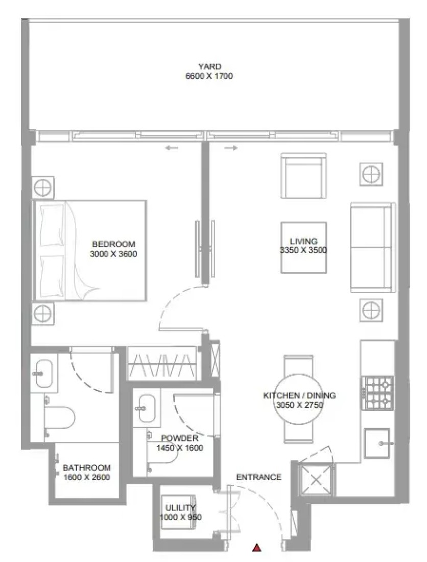 2 Bedrooms in Canalside Marina Residences