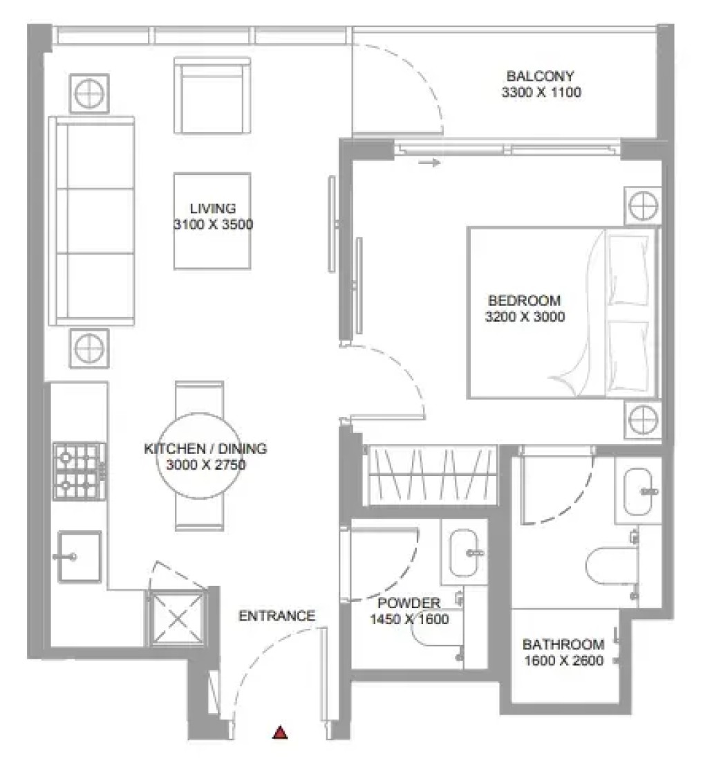 1 Bedroom in Canalside Marina Residences