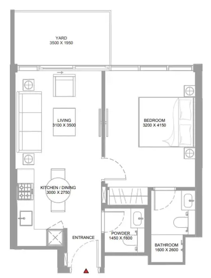 1 Bedroom in Canalside Marina Residences