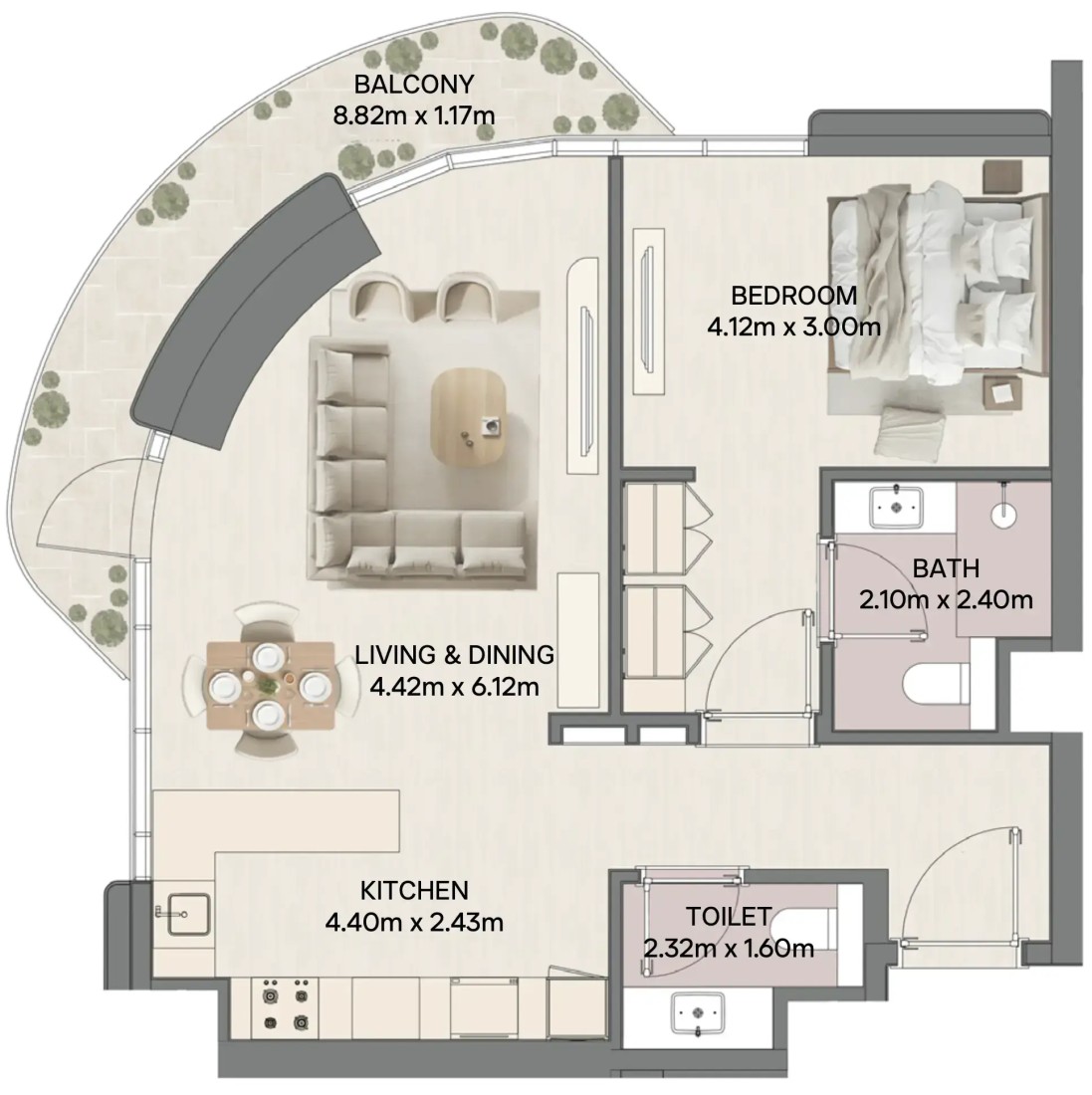 1 Bedroom in Mirasol II