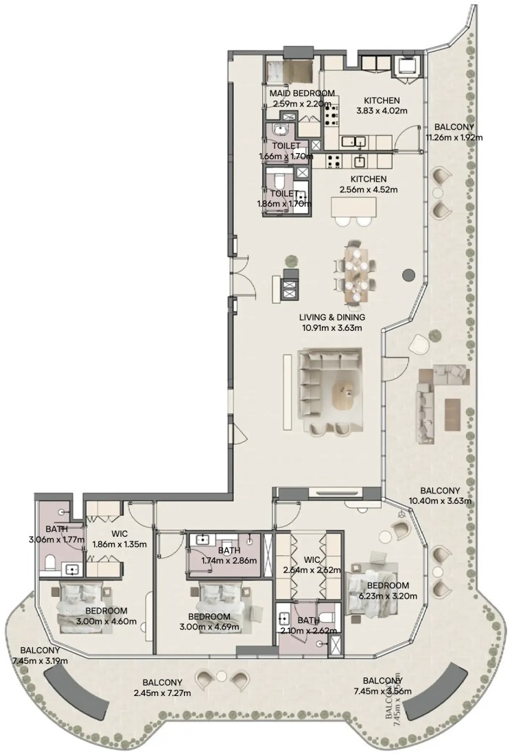 3 Bedrooms in Mirasol II