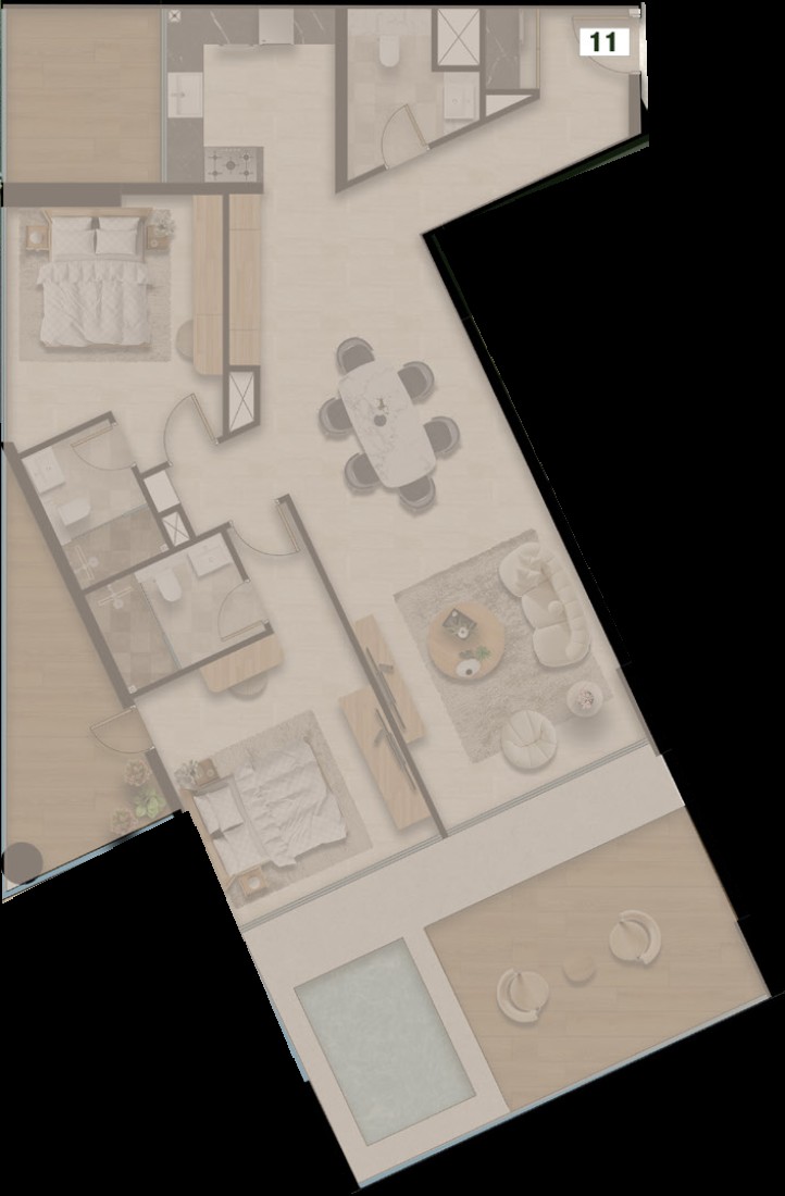 2 Bedroom