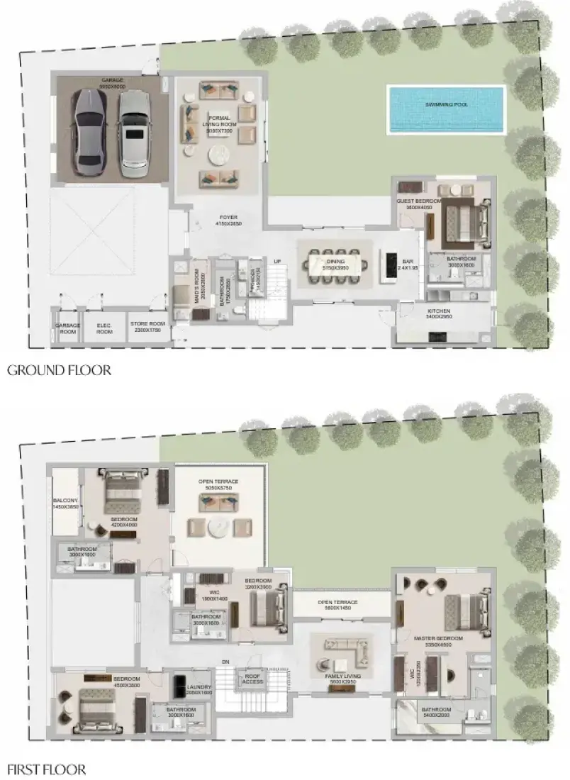 5 Bedrooms in The Grove at Sobha Sanctuary