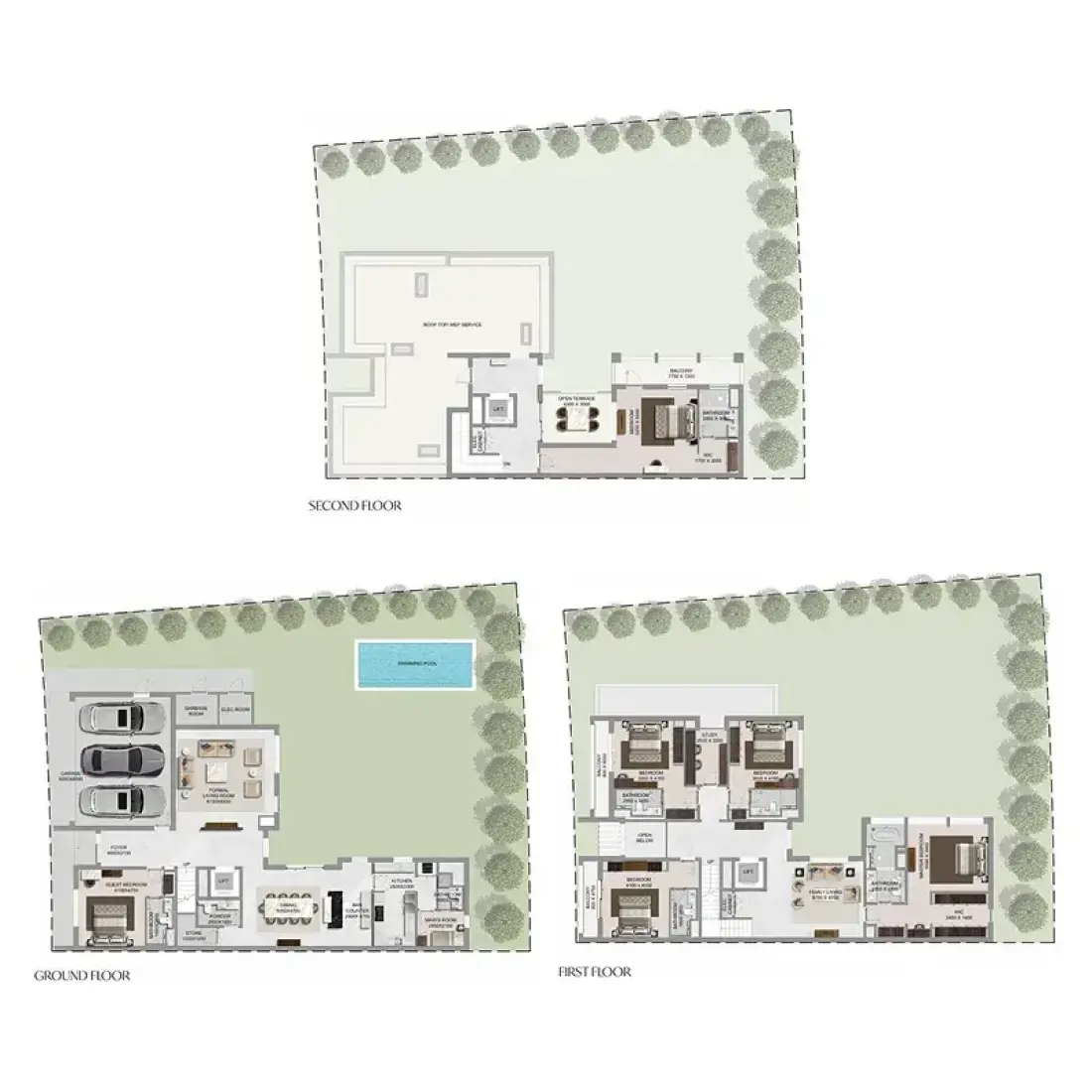 6 Bedrooms in The Grove at Sobha Sanctuary
