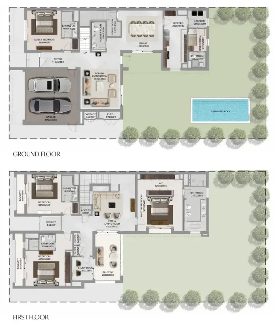 4 Bedrooms in The Grove at Sobha Sanctuary