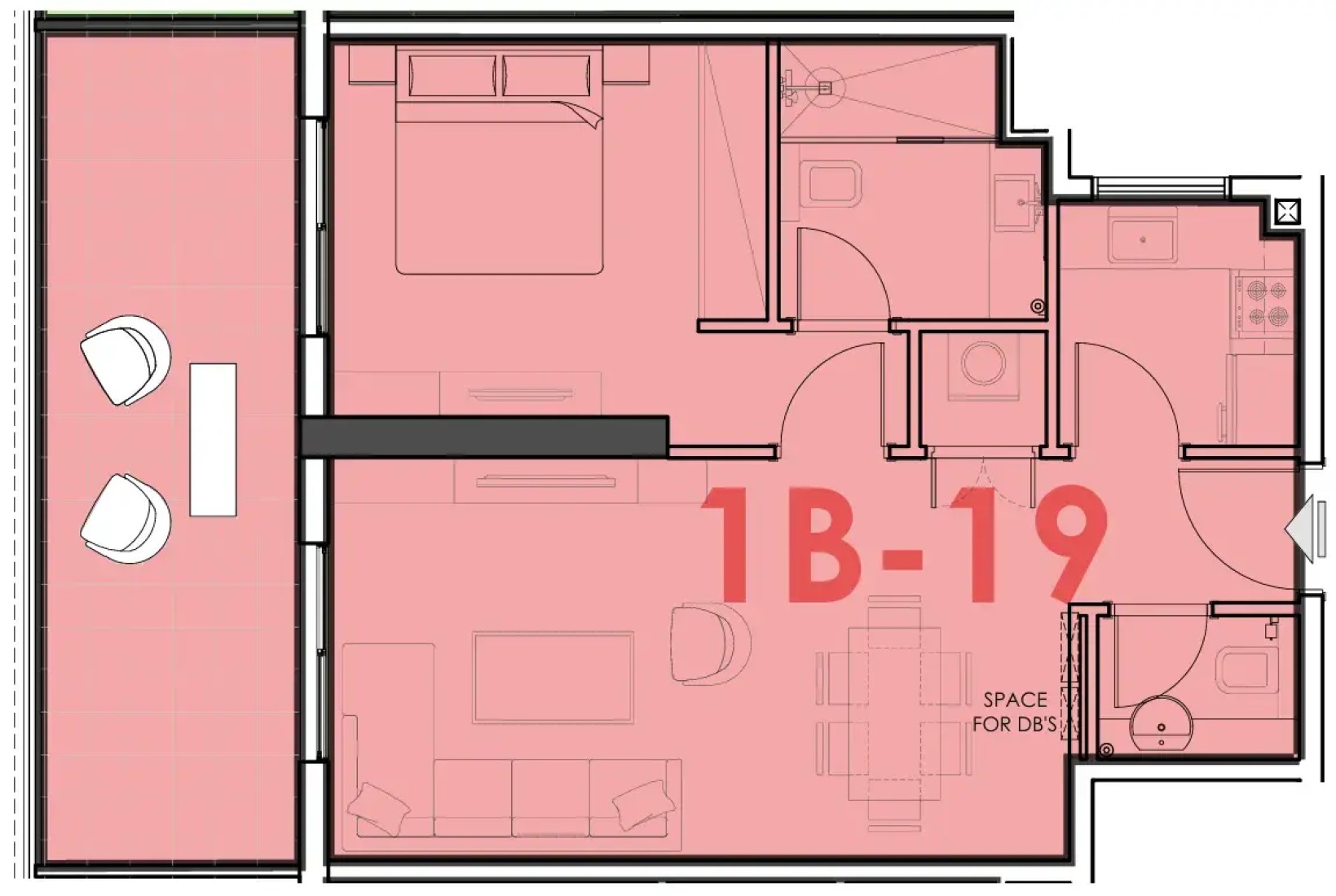 1 Bedroom in Living Legends Phase 5
