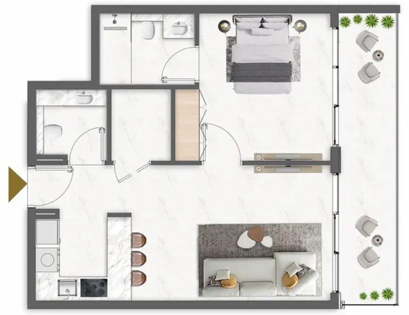 1 Bedroom in New Project at Al Wasl Gate