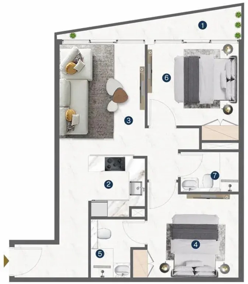 2 Bedrooms in New Project at Al Wasl Gate