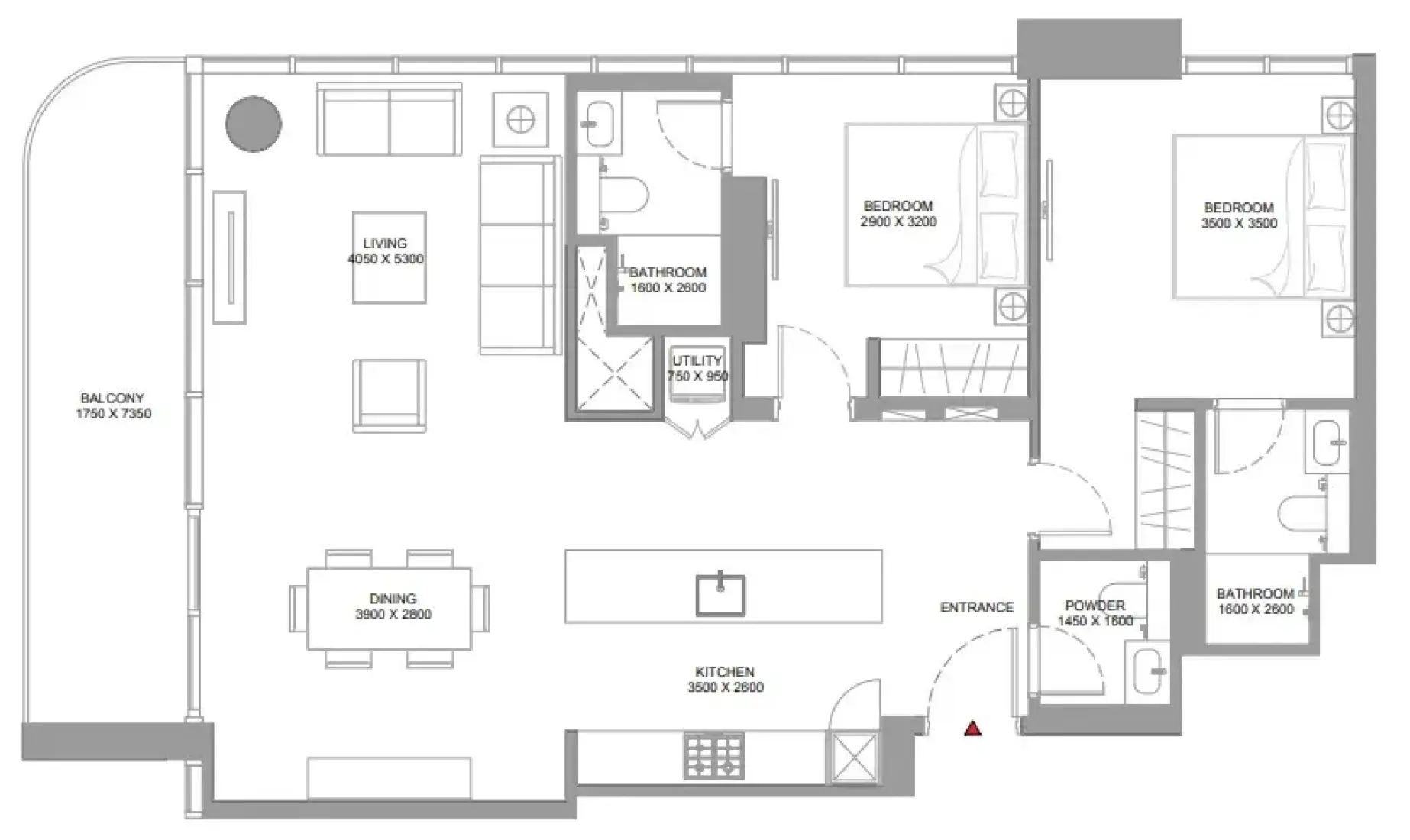 2 Bedrooms in Pristine Beach Residences