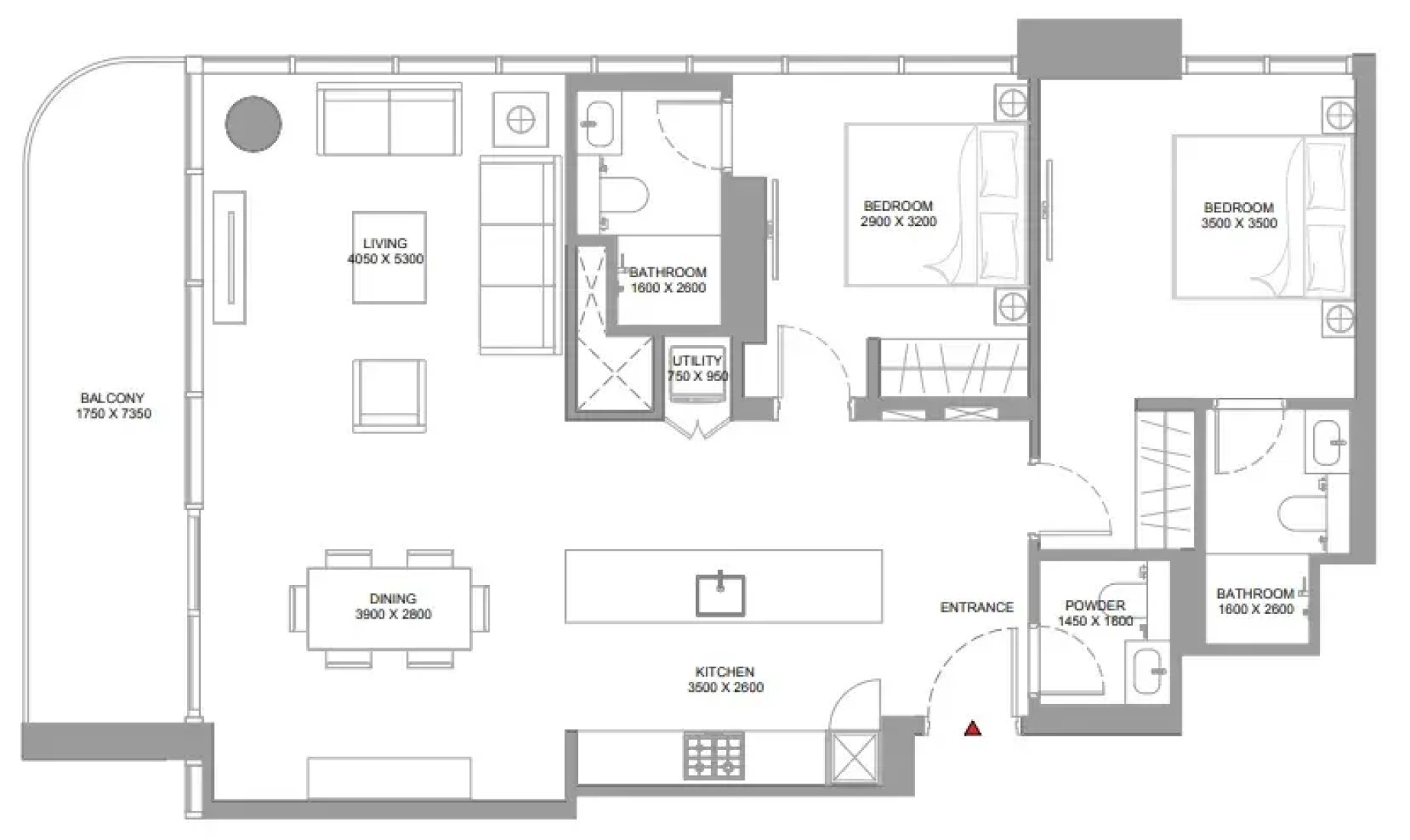 2 Bedrooms in Pristine Beach Residences