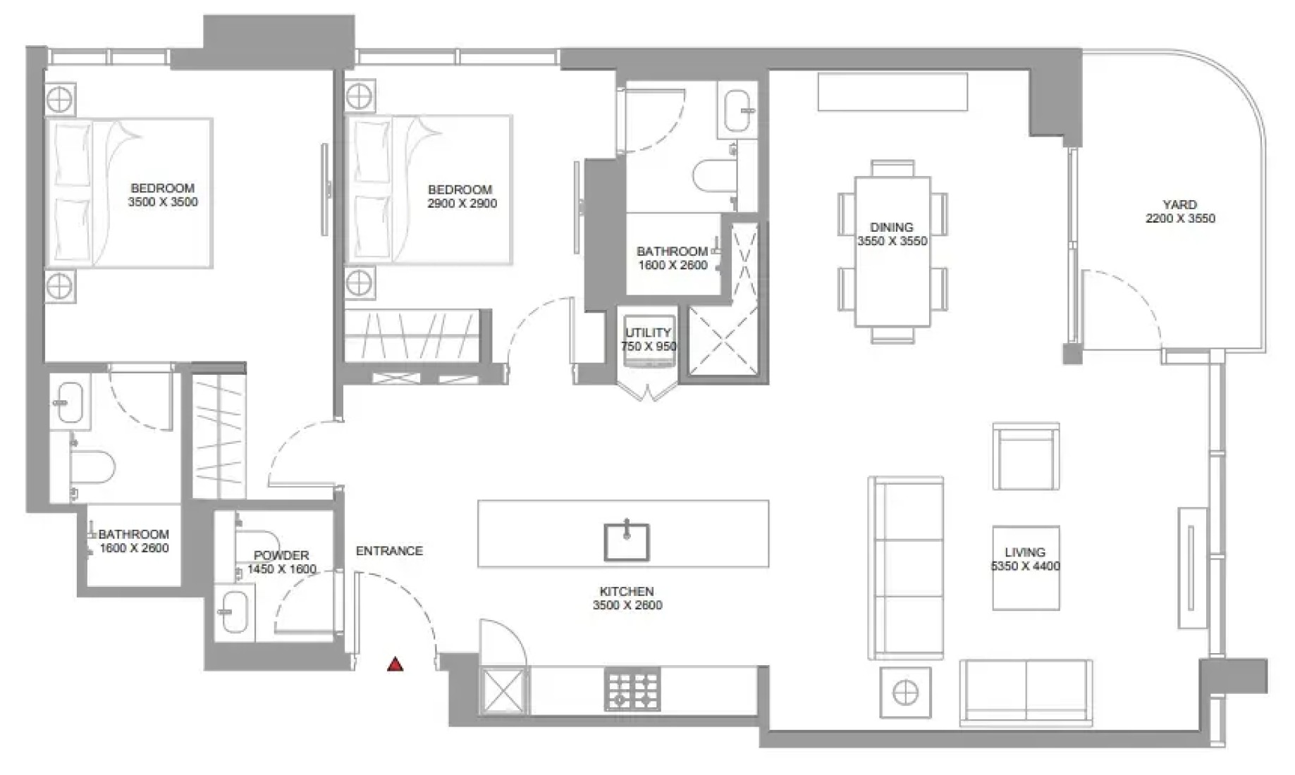 2 Bedrooms in Pristine Beach Residences