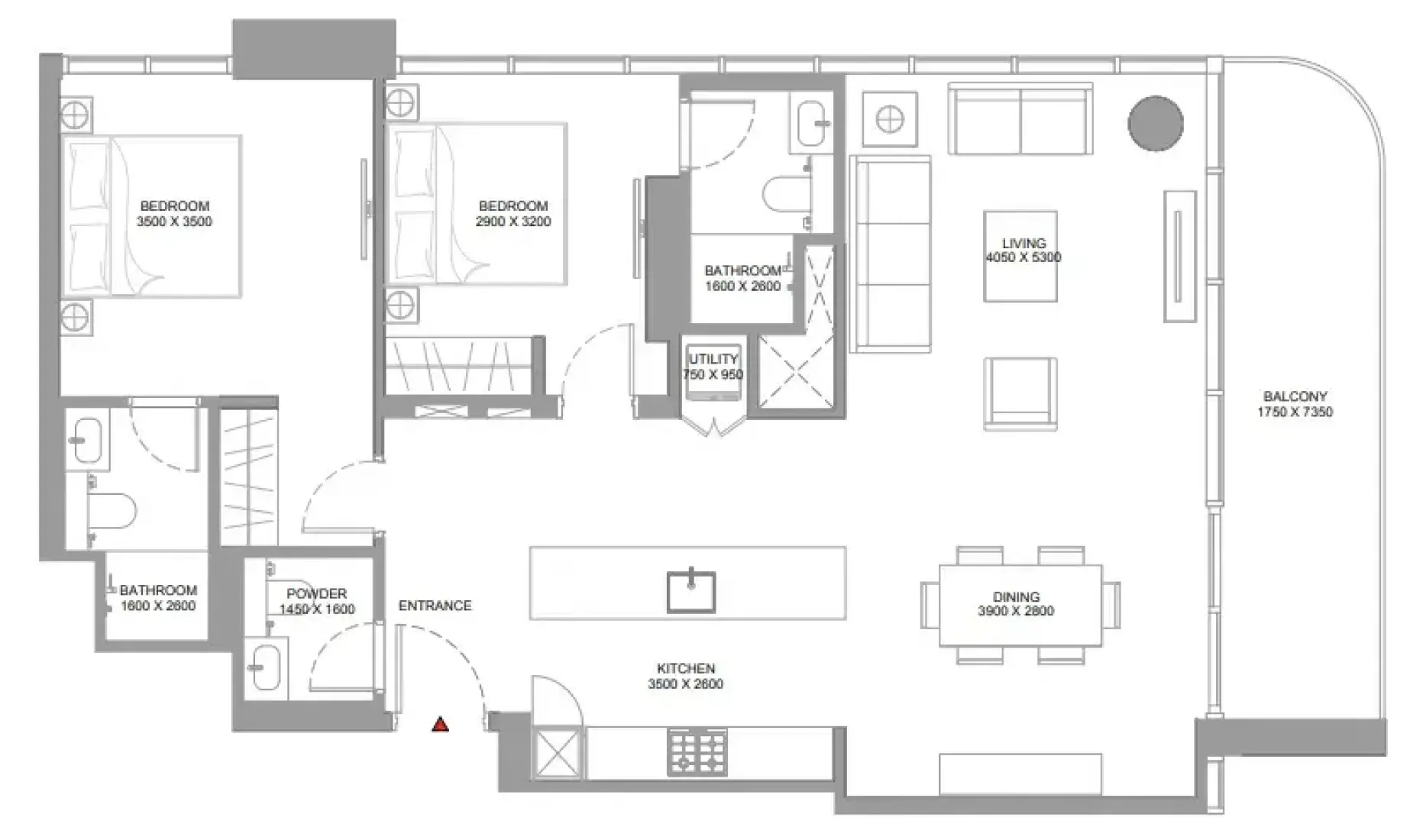 2 Bedrooms in Pristine Beach Residences