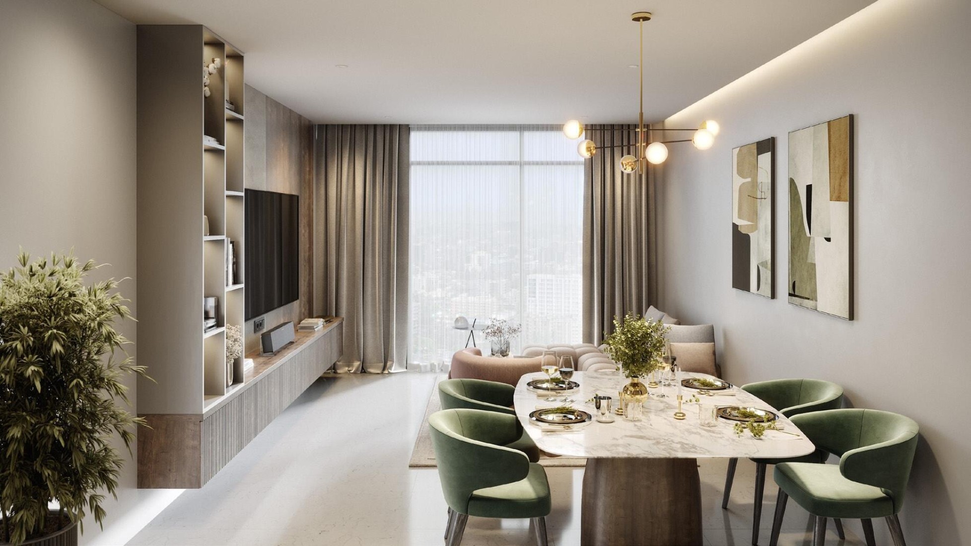 Semi-furnished finishing 1