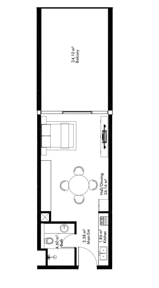 Studio in Lateral One