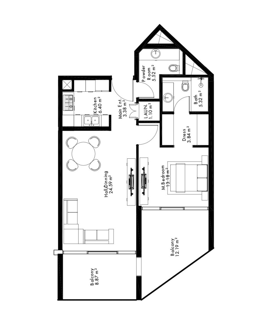 1 Bedroom in Lateral One
