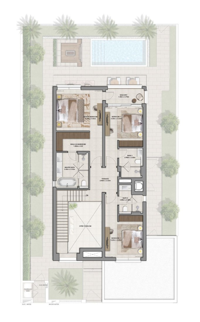 3 Bedrooms in Salva The Heights