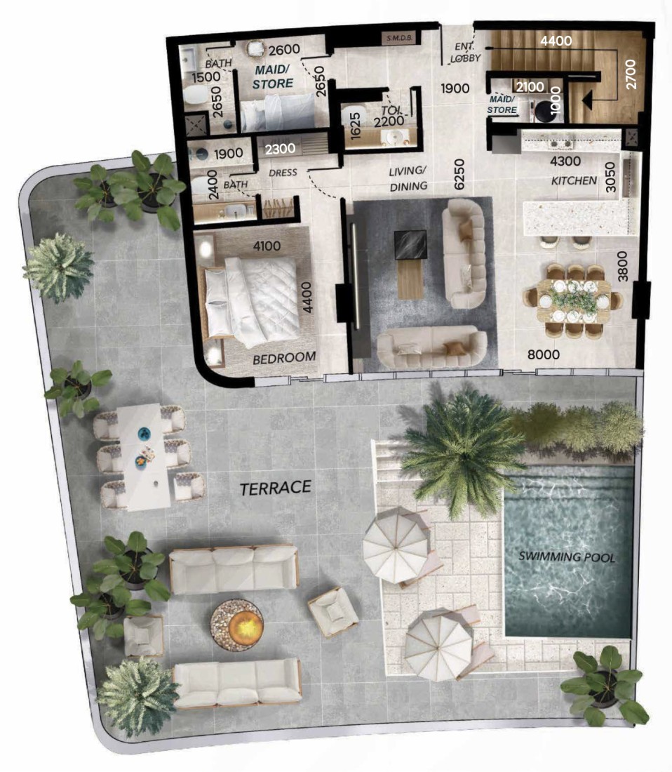 3 Bedrooms in Radiant Wave