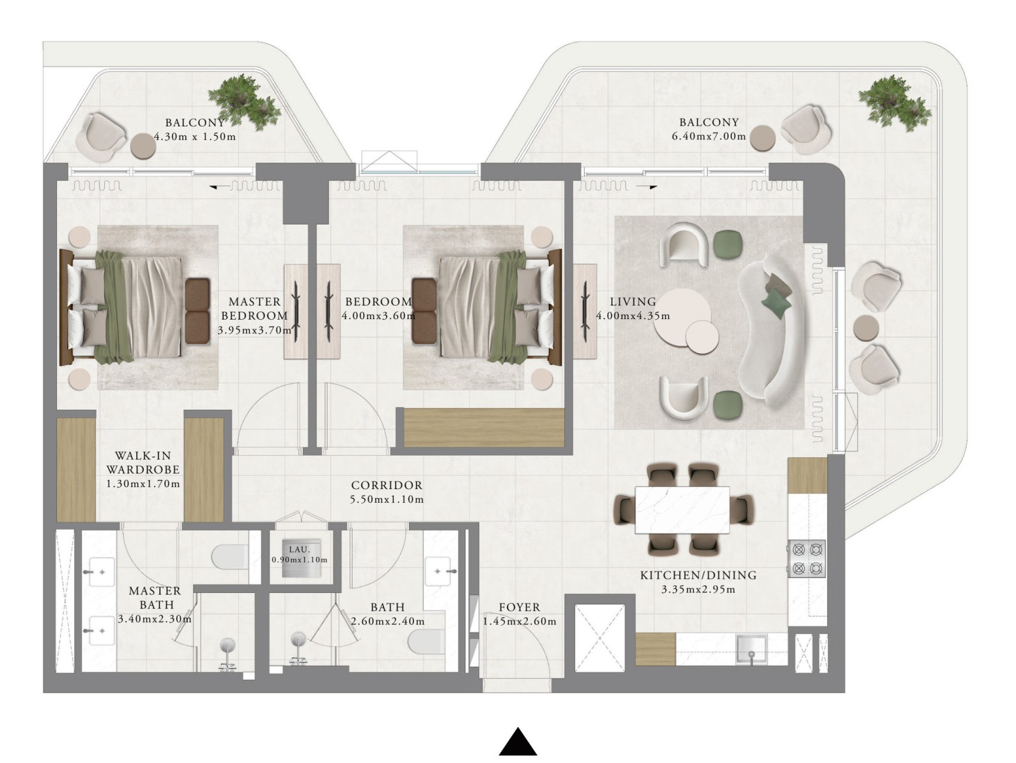 2 Bedrooms in Sera 1