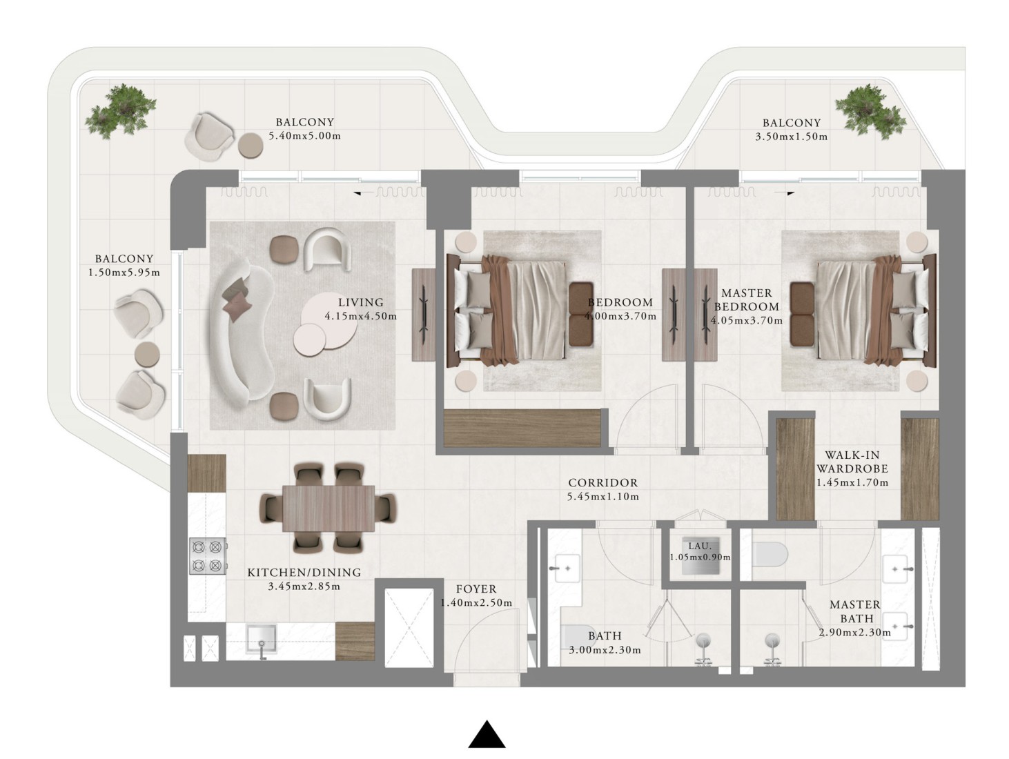 2 Bedrooms in Sera 1