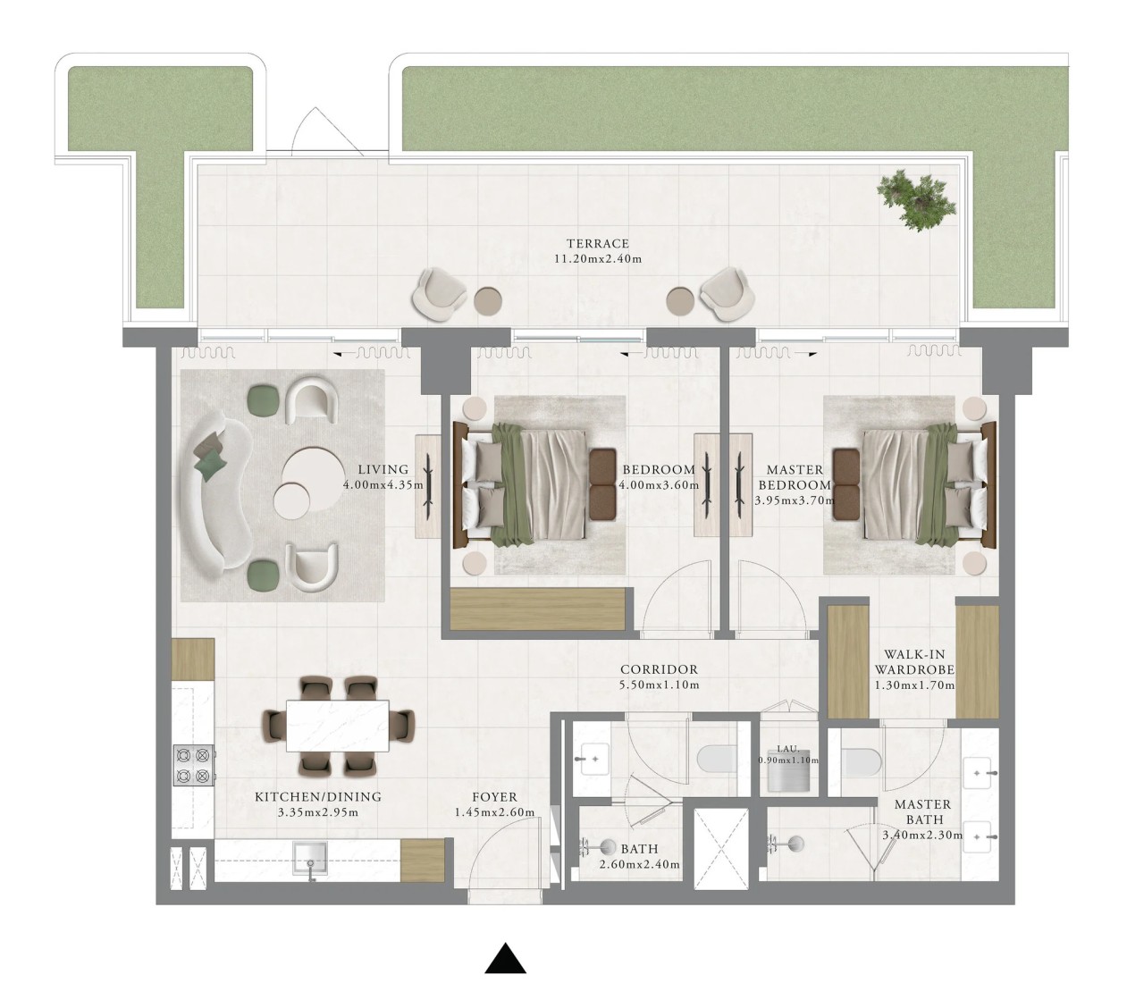 2 Bedrooms in Sera 1