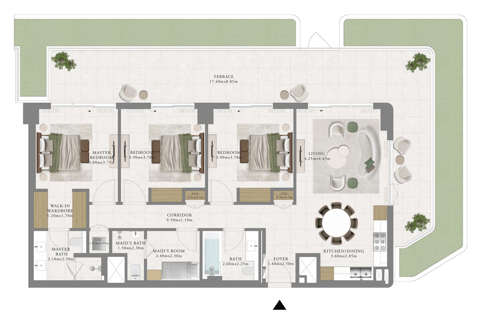 3 Bedrooms in Sera 1