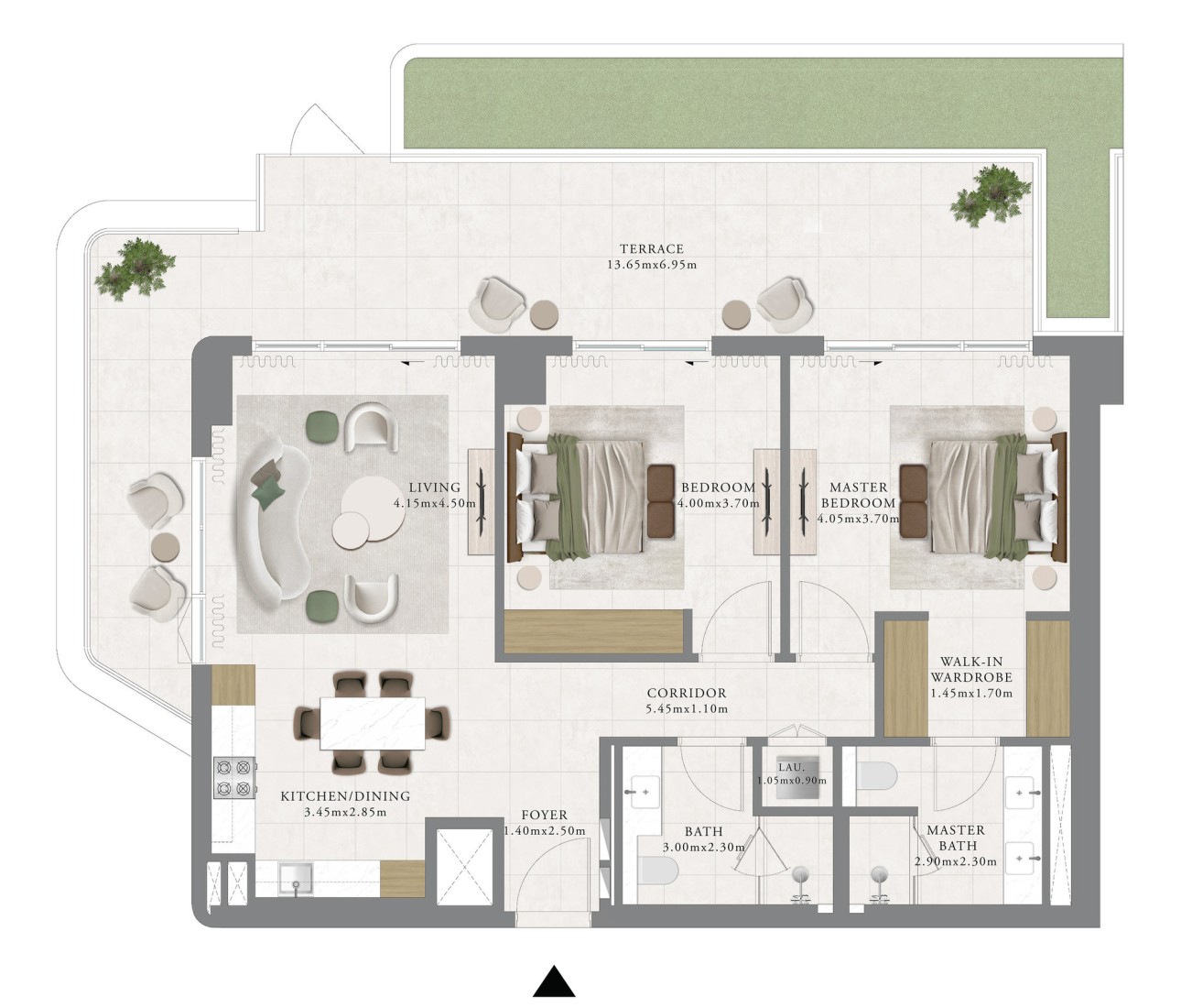 2 Bedrooms in Sera 1