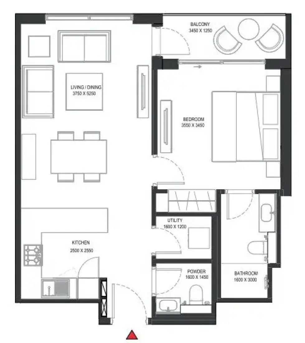 1 Bedroom in One