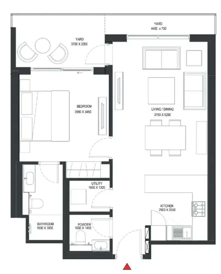 1 Bedroom in One