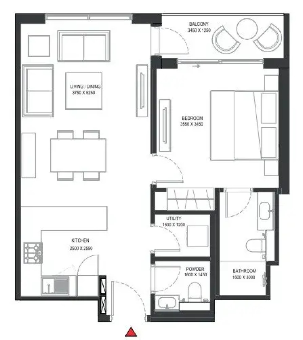 1 Bedroom in One