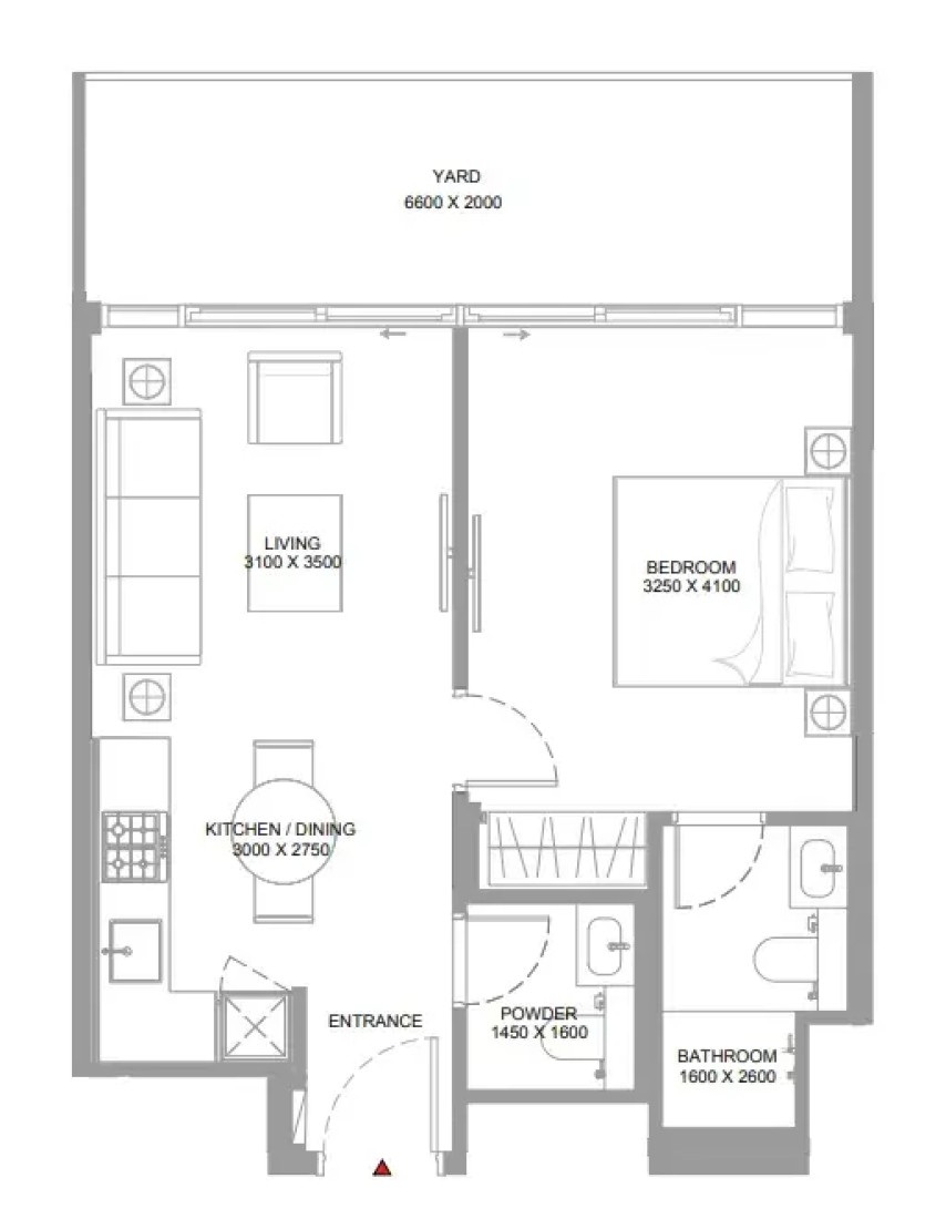 1 Bedroom in Pearlside Marina Residences
