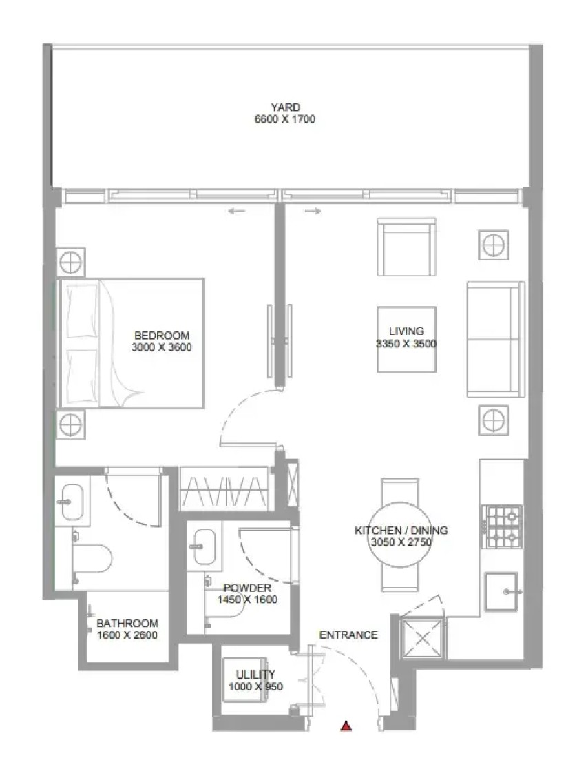 1 Bedroom in Pearlside Marina Residences