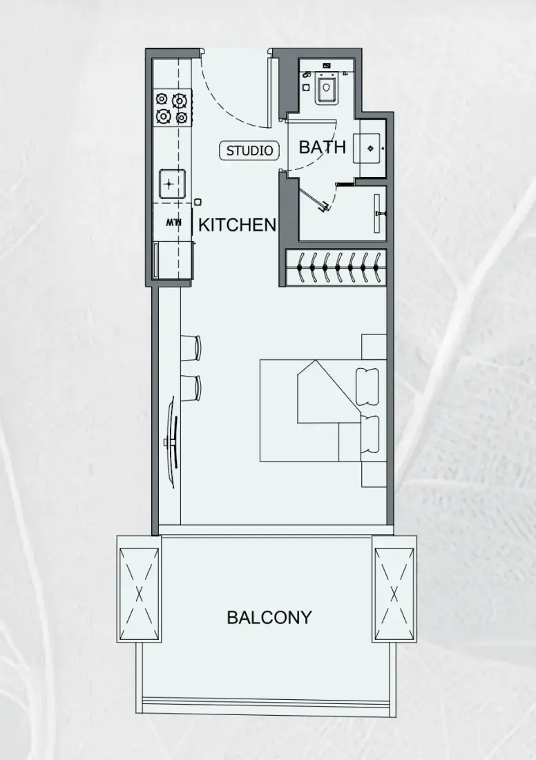 Studio in Binghatti Etherea
