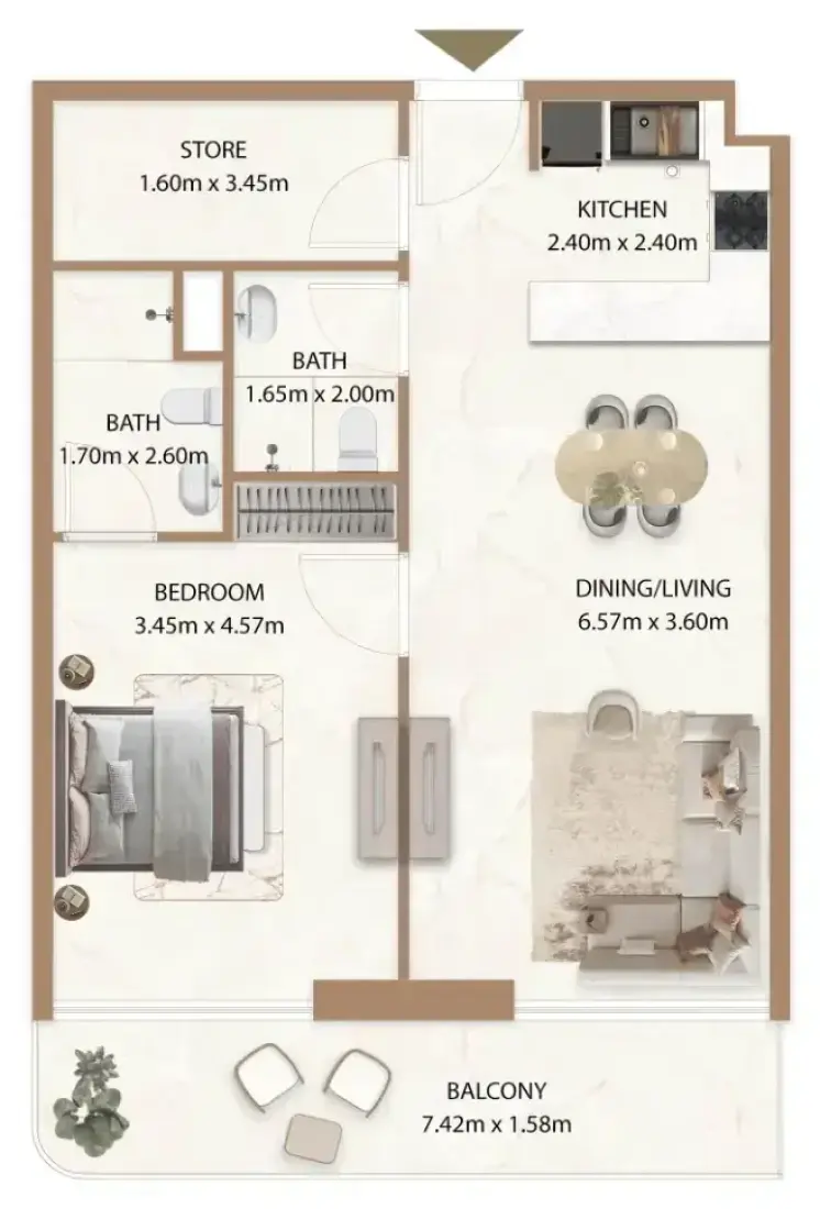 1 Bedroom in Veda