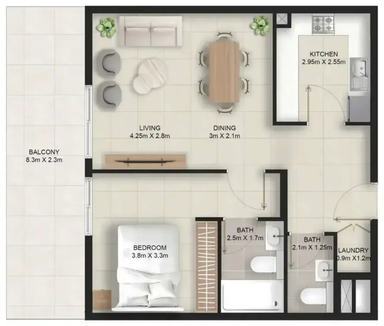 1 Bedroom in Stellar Axis