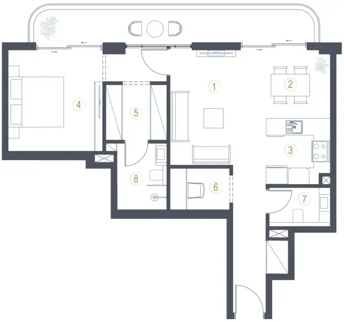 1 Bedroom in Liora Residences