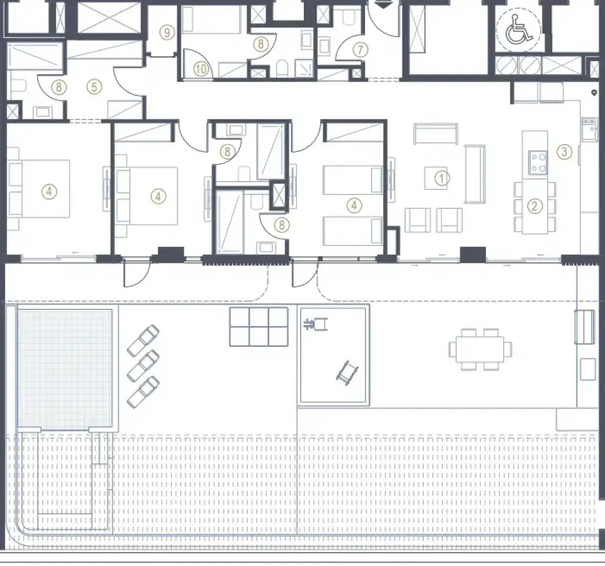 3 Bedrooms in Liora Residences