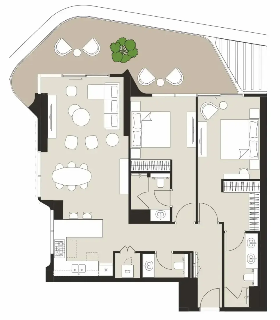 2 Bedrooms in Artistry Two Residences