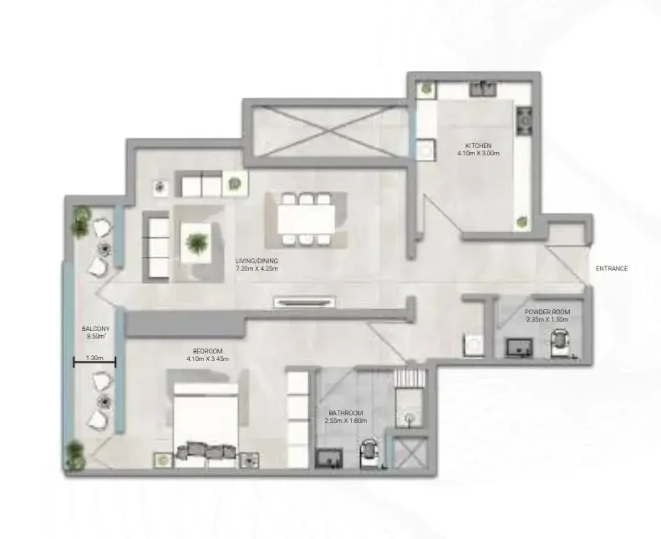 1 Bedroom in Amwaj Tower
