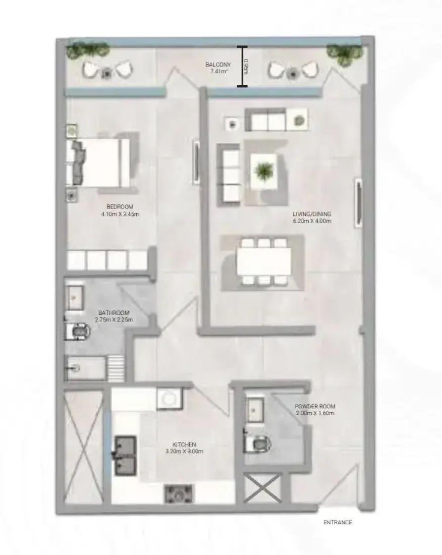 1 Bedroom in Amwaj Tower