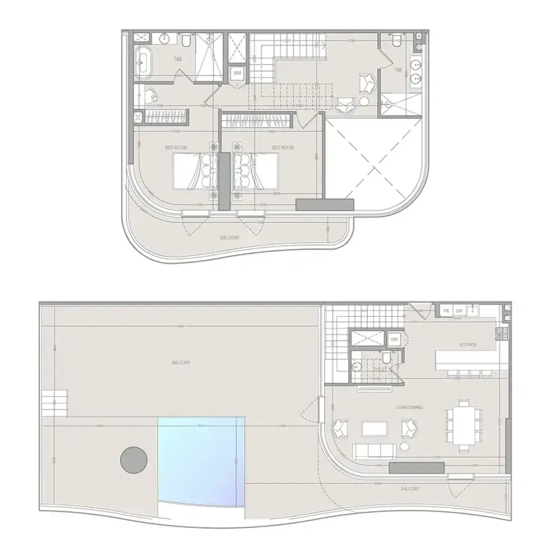 2 Bedrooms in A1LA Residence