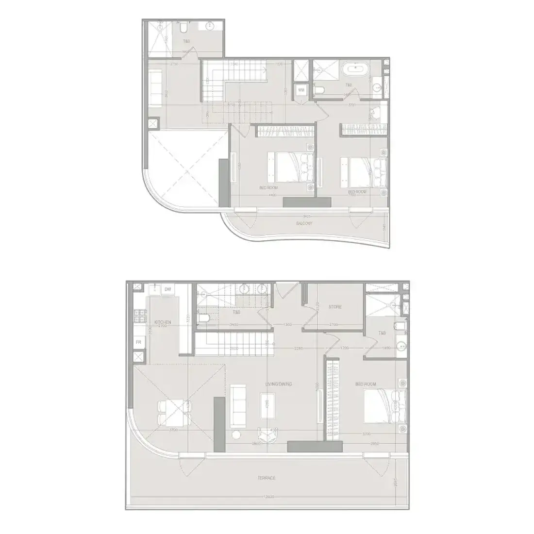 3 Bedrooms in A1LA Residence