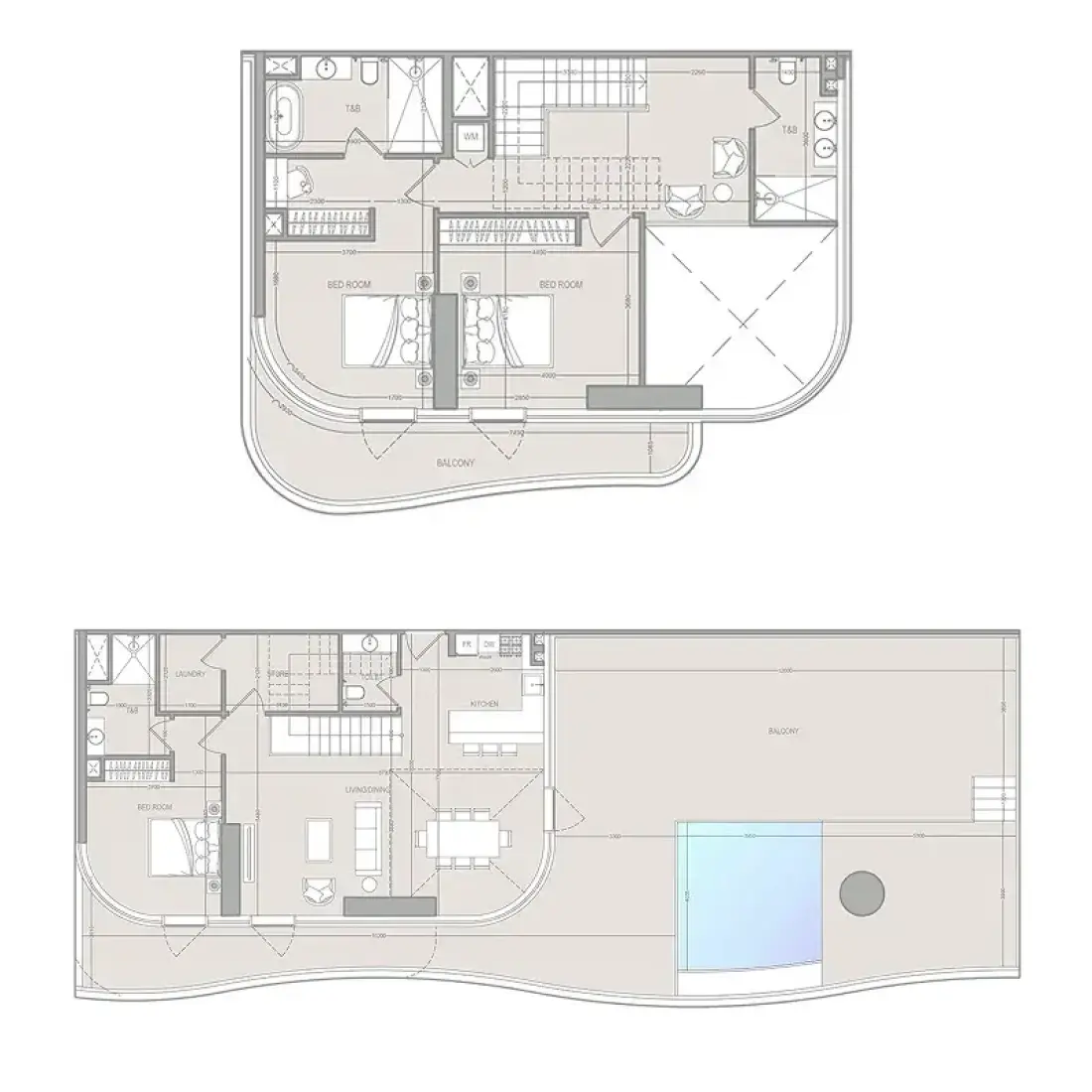 3 Bedrooms in A1LA Residence