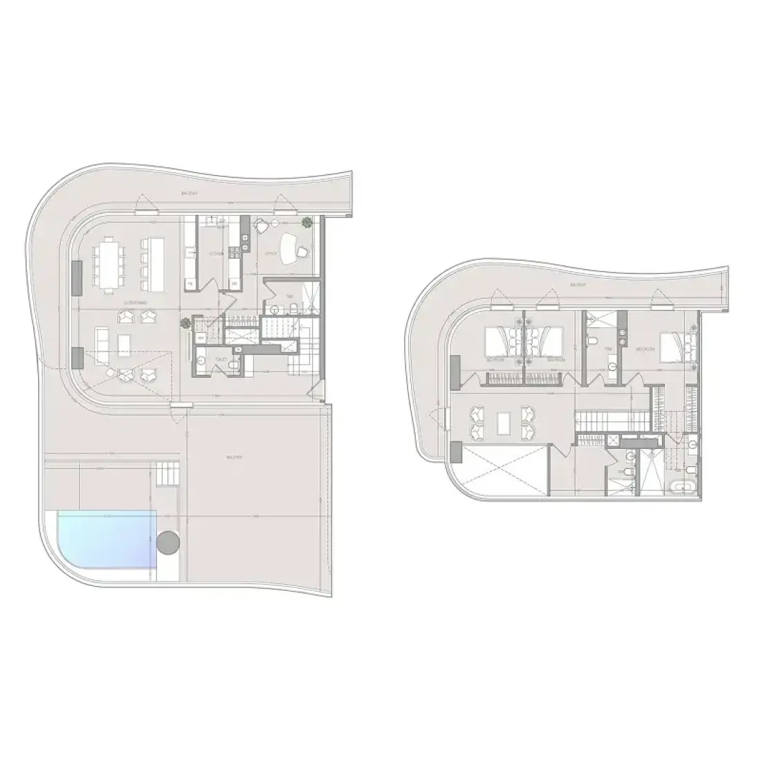 3 Bedrooms in A1LA Residence