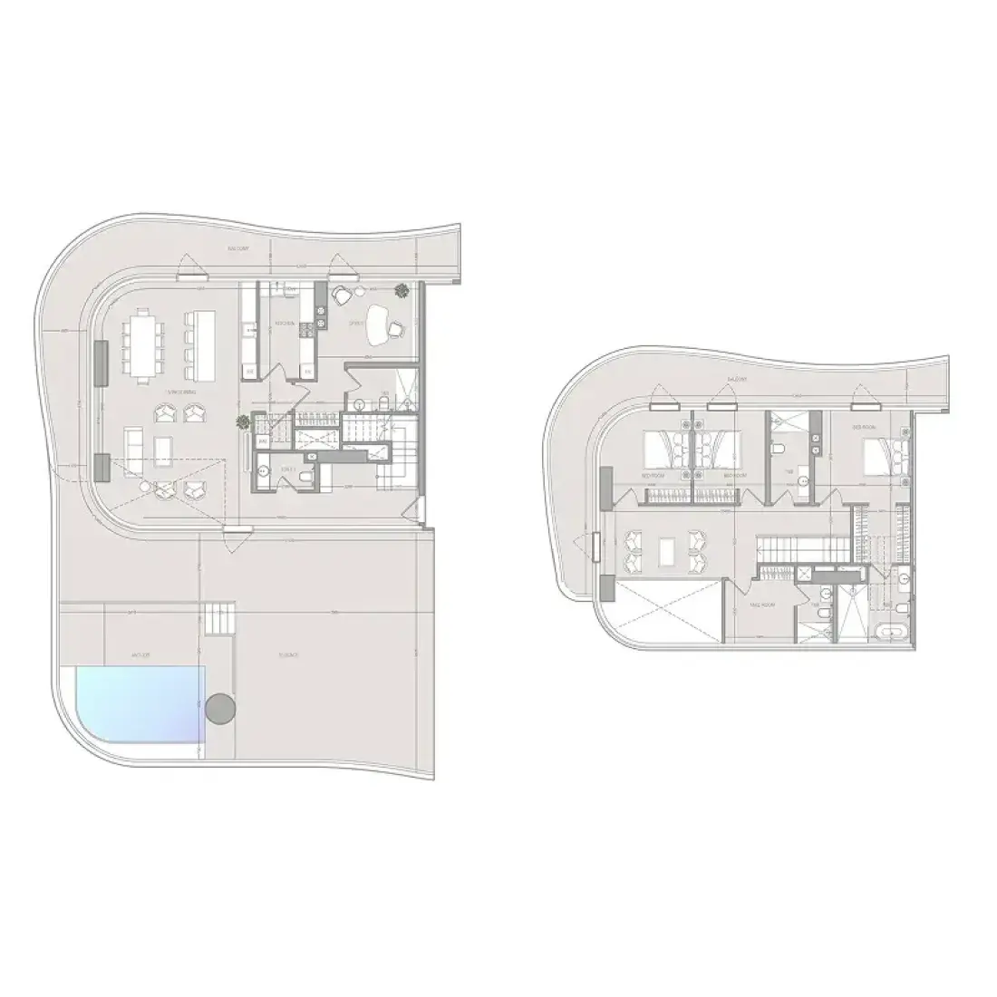 3 Bedrooms in A1LA Residence