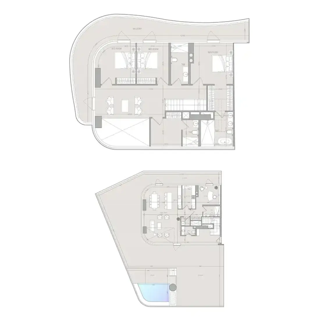 3 Bedrooms in A1LA Residence