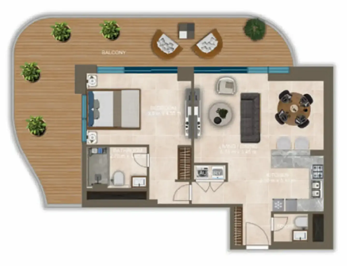 1 Bedroom in Nova Tower