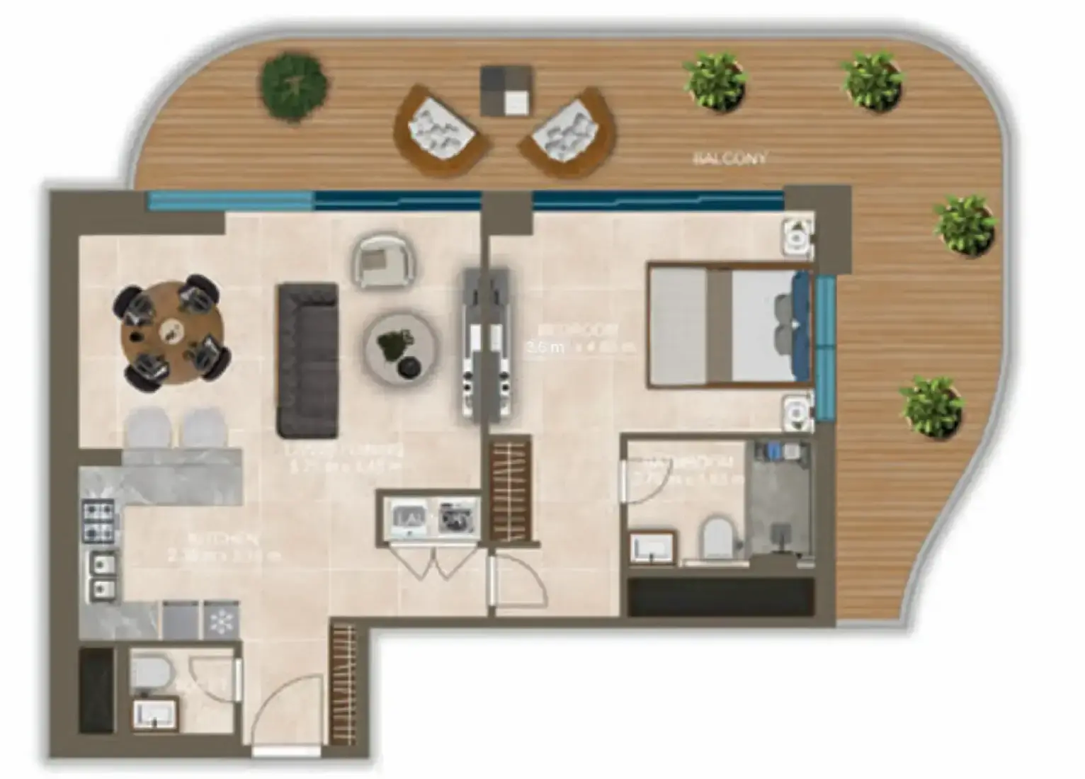 1 Bedroom in Nova Tower