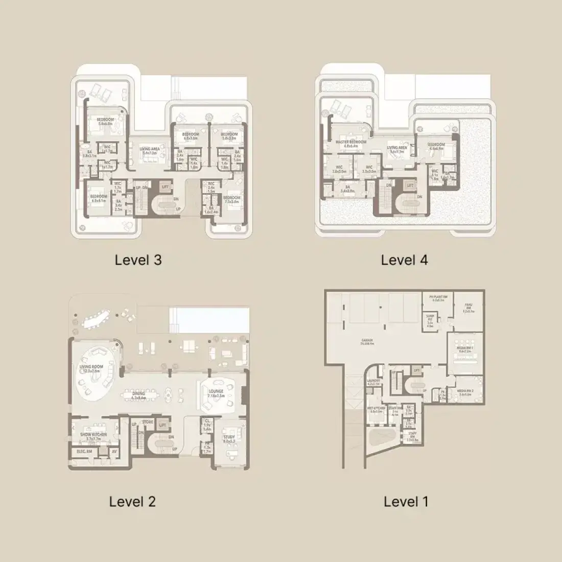 7 Bedrooms in Jumeirah Asora Bay