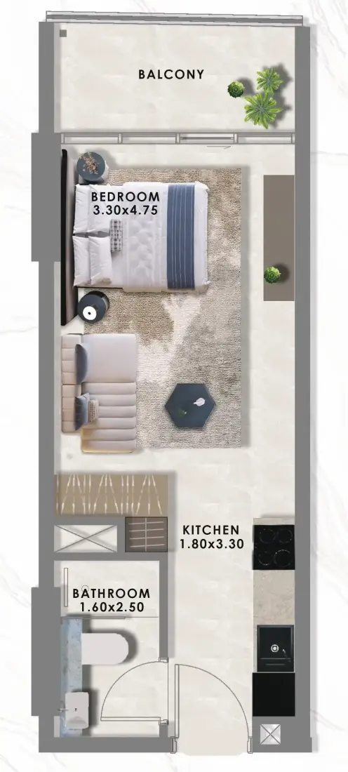 Studio in Floarea Lakes
