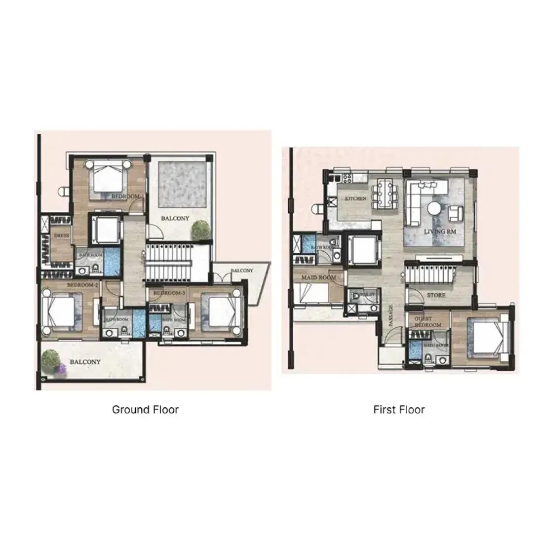 4 Bedrooms in Terva Homes